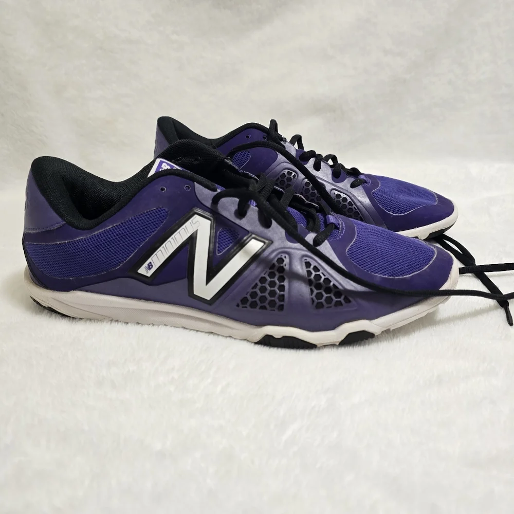 New Balance Minimus 20 Athletic Training Shoe Womens Size 9.5 D WX20PR2 Purple